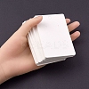Rectangle Paper One Pair Earring Display Cards with Hanging Hole CDIS-YW0001-04-6