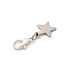 Star 304 Stainless Steel Pendant Decorations HJEW-JM03572-4