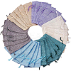 30Pack 6 Color Burlap Bags with Drawstring Gift Bags Jewelry Pouch for Wedding Party and DIY Craft ABAG-BC0001-01-3