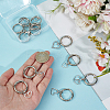 12Pcs 6 Style Alloy Shoes Charms HJEW-DR00116-3