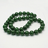 Natural Mashan Jade Round Beads Strands G-D263-12mm-XS13-2