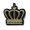 Crown Pattern Computerized Embroidery Cloth Iron On/Sew On Patches PATC-WH0010-11B-1