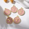 Golden Plated Alloy Enamel Charms LS-ENAM-S118-07Y-5
