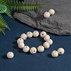 Natural Unfinished Wood Beads LS-WOOD-S651-12mm-LF-4