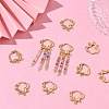 SHEGRACE Brass Hoop Earrings Findings XGR0156G-93G-5