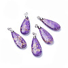 Natural Regalite/Imperial Jasper/Sea Sediment Jasper Pendants G-L515-02C-1