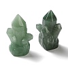 Natural Green Aventurine Cluster Display Decorations DJEW-C020-01F-2