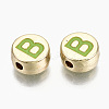Alloy Enamel Beads ENAM-S122-029B-RS-2