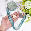 Flower Polyester Ribbons SRIB-WH20020-053A-01-4
