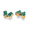 Ion Plating(IP) 304 Stainless Steel Enamel Beads STAS-N114-23J-G-2