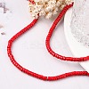 Synthetic Turquoise Beads Strands TURQ-G110-6x3mm-01-5