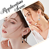 Anti-Tarnish 1 Pair Rhodium Plated 925 Sterling Silver Hoop Earrings STER-BBC0006-31P-5