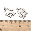 Non-Tarnish Valentine's Day 316 Surgical Stainless Steel Charms LS-STAS-H190-15P-03-3