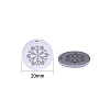 9 Pcs Christmas 304 Stainless Steel Pendants STAS-CJ0001-147-2