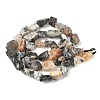 Raw Rough Natural African Black Opal Beads Strands G-M453-D02-3