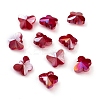 Transparent Electroplate Glass Beads GLAA-P037-02A-AB02-1