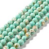 Synthetic Turquoise and Sea Shell Assembled Beads Strands G-D482-01E-08-2