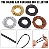 10M Round Imitation Leather Braided Cord WL-GF0001-32B-05-5