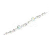 Glass and Acrylic and Imitation Pearl and Rhinestone Beads Strands MAK-T011-06F-1