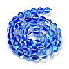 Transparent Glass Beads GLAA-B022-8mm-12-2