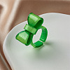 Bowknot Resin Cuff Rings for Women FS-WG62775-01-1
