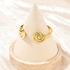 304 Stainless Steel Cuff Bangles for Women BJEW-C114-01G-1