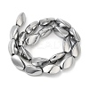 Electroplated Non-magnetic Synthetic Hematite Beads Strands G-P518-01B-2