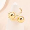 Brass Cuff Rings for Women RJEW-Z113-18G-5