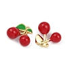 Brass Enamel Charms KK-L231-21G-04-2