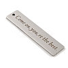 Non-Tarnish 201 Stainless Steel Big Pendants STAS-L079-027B-P-2