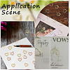 100Pcs Heart Shape Iron Paper Clips TOOL-WH20002-03A-G-6