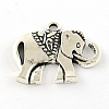 Elephant Tibetan Style Alloy Pendants X-TIBEP-R344-52AS-LF-1