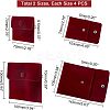 8Pcs 2 Style Square Velvet Jewelry Bags TP-FH0001-01B-5