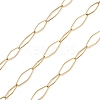 304 Stainless Steel Horse Eye Link Chains CHS-C006-13G-1
