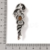 Natural Tiger Eye Pendants G-A224-03AS-09-3