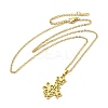 304 Stainless Steel Pendant Necklaces NJEW-D063-03G-1