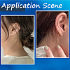 15Pair Tiny Barbell 999 Fine Silver Stud Earrings for Girl Women EJEW-BBC0001-60-6