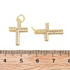 Brass Micro Pave Cubic Zirconia Pendants X1-KK-C092-21E-G-3