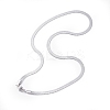 304 Stainless Steel Snake Chains Necklaces NJEW-O058-29P-2