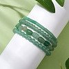 Natural Green Aventurine Beaded Stretch Bracelet Sets BJEW-JB10782-3