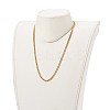 304 Stainless Steel Diamond Cut Cuban Link Chain Necklaces NJEW-JN03367-01-4