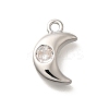 Brass Micro Pave Cubic Zirconia Charms LS-KK-C085-22P-1