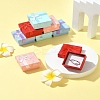 8Pcs 4 Colors Valentines Day Presents Packages Cardboard Ring Boxes CBOX-FS0001-07-10