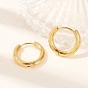 Ion Plating(IP) 304 Stainless Steel Huggie Hoop Earrings X-EJEW-O087-06B-1