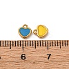 304 Stainless Steel Enamel Charms STAS-Q363-09G-3