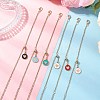 Adjustable 304 Stainless Steel Curb Chain Slider Bracelets BJEW-JB13290-1