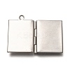 Non-Tarnish 316 Stainless Steel Locket Pendants LS-STAS-P267-01P-4