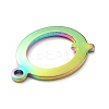 Ion Plating(IP) 304 Stainless Steel Charms STAS-H112-Q-M-3