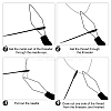 20Pcs 10 Style 304 Stainless Steel Threaders DIY-AB00047-5