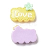 Cartoon Opaque Resin Cabochons X-RESI-C039-01F-3